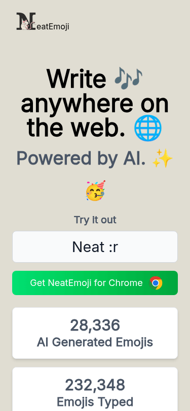 NeatEmoji mobile screenshot